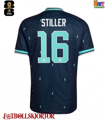 Tyskland Angelo Stiller #16 Bortatröja VM 2026 Kortärmad